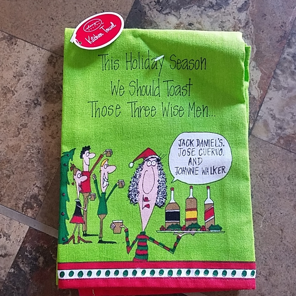 Holiday dish towel